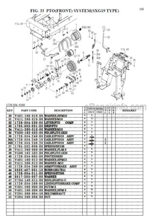 Photo 6 - Iseki SXG15H Parts Catalog Lawn And Garden Tractor 1782-095-200-00