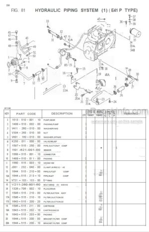 Photo 5 - Iseki TD4451 TD4451L Parts Catalog Tractor