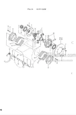 Photo 6 - Iseki TE3210 Parts Catalog Tractor 1500-098-034-10