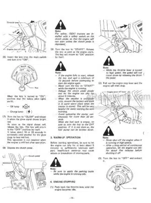Photo 6 - Iseki SZ330 SSM60 SSM72 Operators Manual Zero Turn Mower 1752-912-101-3E