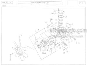 Photo 5 - Iseki TF317 TF321 Parts Catalog Tractor