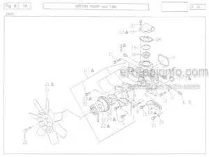 Photo 7 - Iseki TE3210 Parts Catalog Tractor 1500-098-034-10