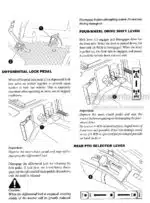Photo 2 - Iseki TF317F TF321F TF325F Operation Manual Tractor 9311-01-200