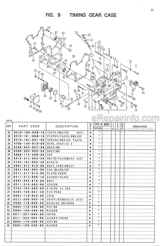 Photo 1 - Iseki TF327 Parts Catalog Tractor 1710-097-100-00