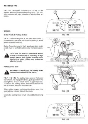 Photo 3 - Iseki TG5390 TG5470 Operators Manual Tractor HST Assist System 0807-01-10