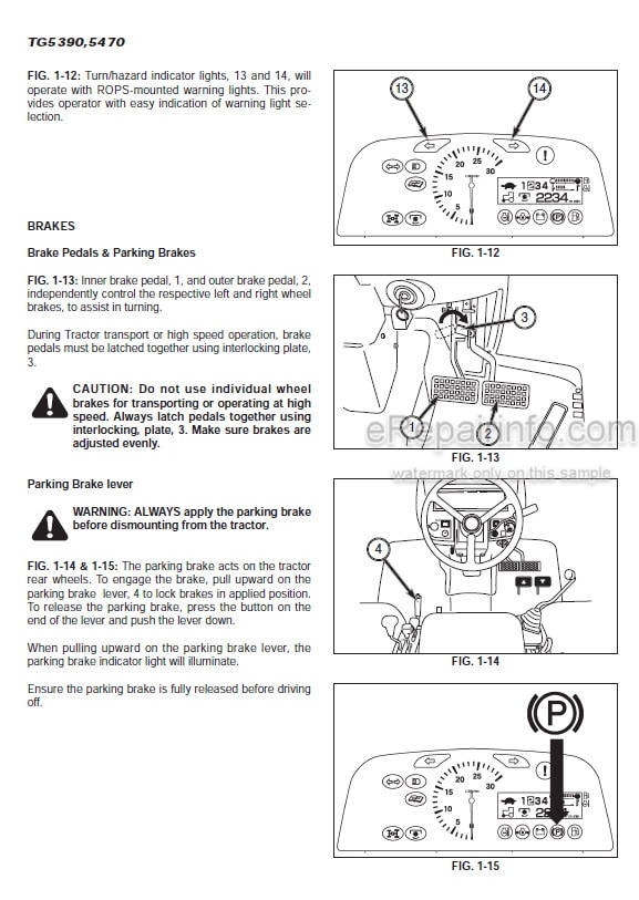 Photo 1 - Iseki TG5390 TG5470 Operators Manual Tractor HST Assist System 0807-01-10