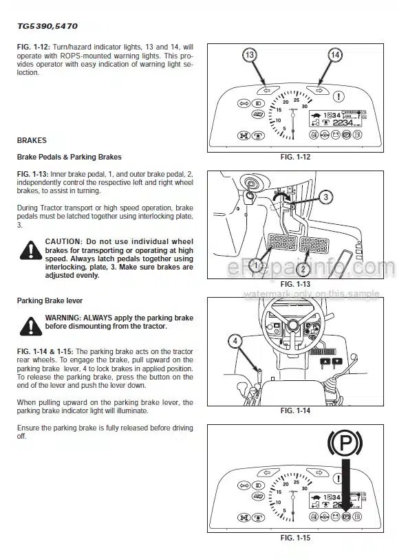 Photo 1 - Iseki TG5390 TG5470 Operators Manual Tractor HST Assist System 0807-01-10