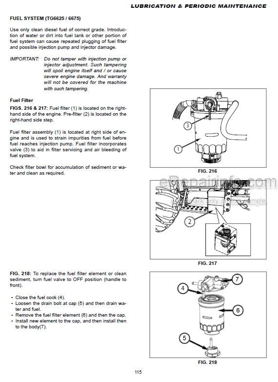 Photo 1 - Iseki TG6375 TG6405 TG6495 TG6625 TG6675 Operators Manual Tractor 1815-912-104-0