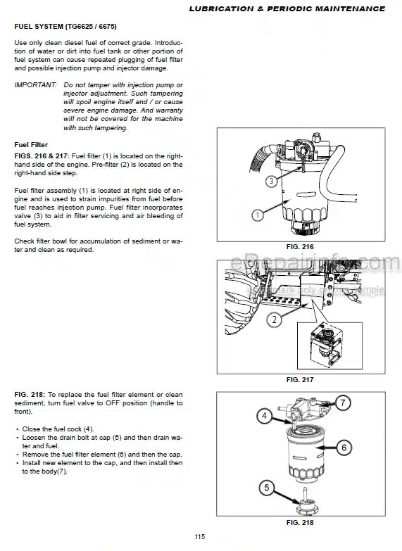 Photo 1 - Iseki TG6375 TG6405 TG6495 TG6625 TG6675 Operators Manual Tractor 1815-912-104-0