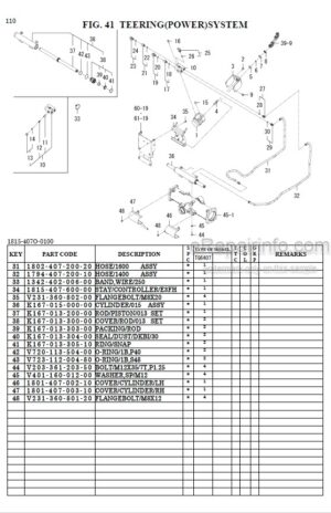 Photo 6 - Iseki TG6375 TG6405H TG6495 TG6495H Parts Catalog Tractor