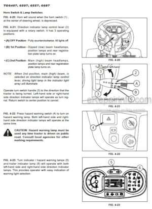 Photo 5 - Iseki TG6675 Operators Manual Tractor 1817-912-101-0A