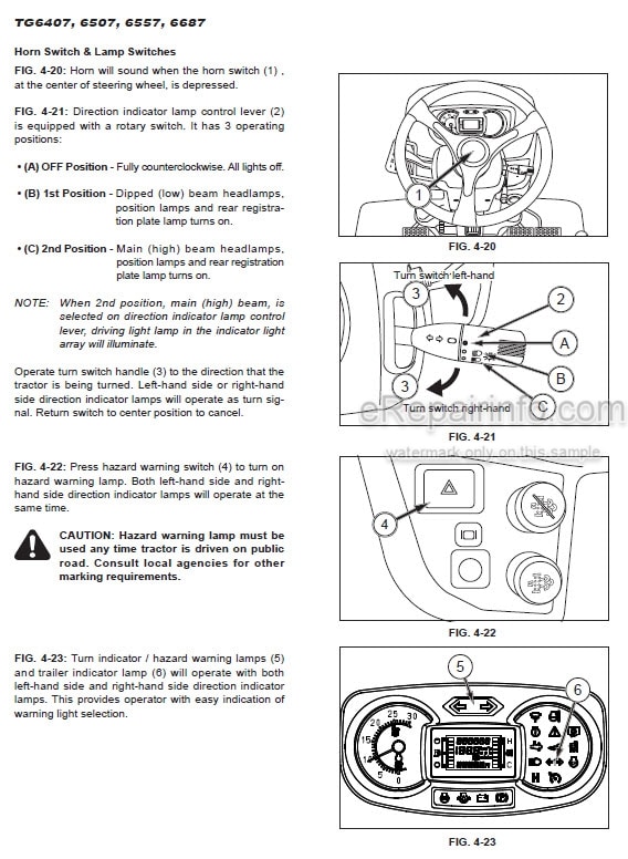 Photo 1 - Iseki TG6407 TG6557 TG6507 TG6687 Operators Manual Tractor 1815-912-105-0