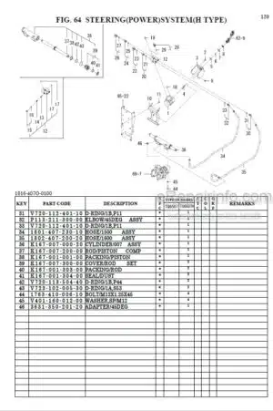 Photo 5 - Iseki TG6557 TG6687 TG6687H Parts Catalog Tractor 1817-097-120-0A