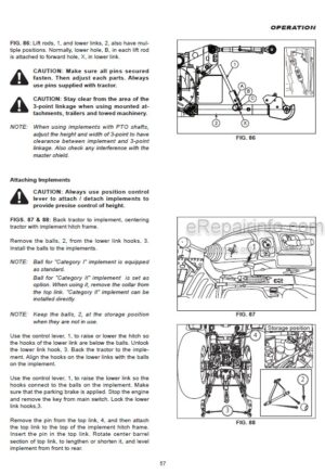 Photo 5 - Iseki TH4295F3 To TH4365FH3 Operators Manual Tractor 1772-912-102-0