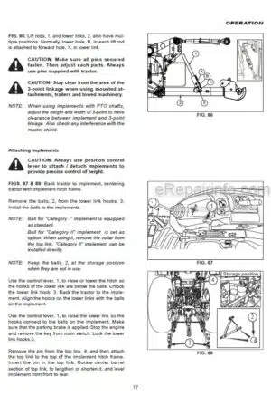 Photo 12 - Iseki TG6675 Operators Manual Tractor 1817-912-101-0A