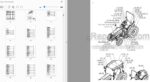 Photo 3 - Iseki TG6675 TG6675H TG6625H Parts Catalog Tractor