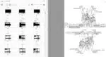 Photo 4 - Iseki TH4295-3 TH4335-3 TH4365-3 Parts Catalog Tractor 1772-097-110-0B