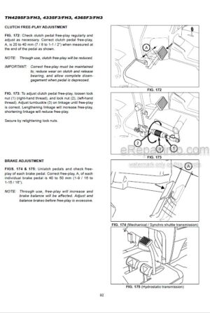 Photo 6 - Iseki TG6675 Operators Manual Tractor 1817-912-101-0A