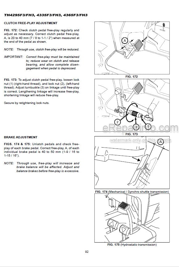 Photo 1 - Iseki TH4295F3 To TH4365FH3 Operators Manual Tractor 1772-912-102-0