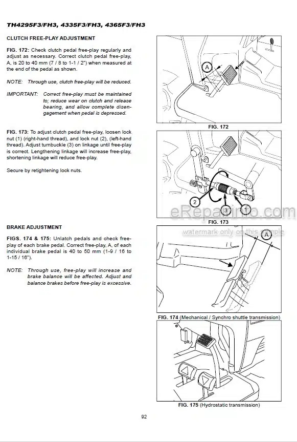 Photo 1 - Iseki TH4295F3 To TH4365FH3 Operators Manual Tractor 1772-912-102-0