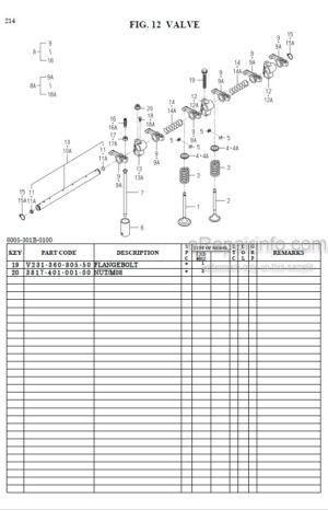 Photo 6 - Iseki TH4295 TH4335 Parts Catalog Tractor