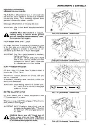 Photo 6 - Iseki TH4295F3 To TH4365FH3 Operators Manual Tractor 1772-912-102-0