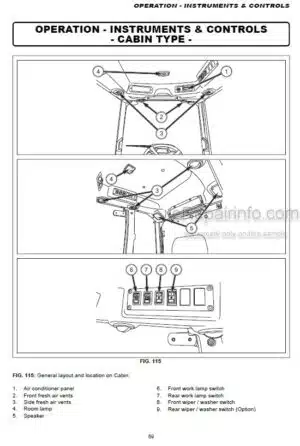 Photo 8 - Iseki TJA8080 TJA8090 TJA8100 Operators Manual Tractor 807-912-101-0