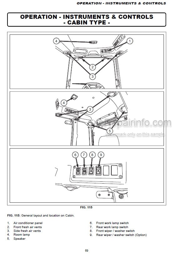 Photo 1 - Iseki TJA8080 TJA8090 TJA8100 Operators Manual Tractor 807-912-101-0