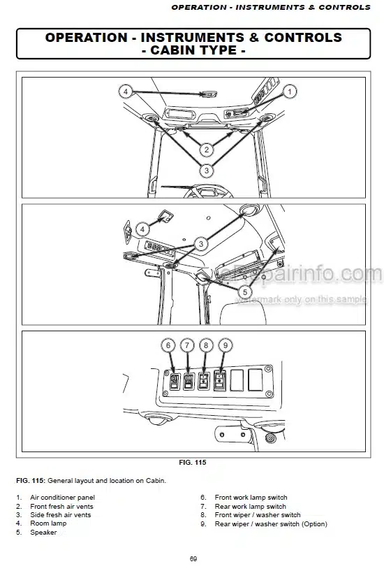 Photo 1 - Iseki TJA8080 TJA8090 TJA8100 Operators Manual Tractor 807-912-101-0