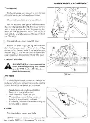 Photo 7 - Iseki TK527F TK532F TK538F TK546F Operators Manual Tractor 0110-01-300