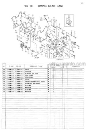 Photo 6 - Iseki TJA8080 TJA8090 TJA8100 Parts Catalog Tractor