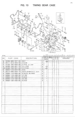 Photo 5 - Iseki TK529 TK533 Parts Catalog Tractor 1674-097-110-00