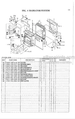 Photo 11 - Iseki TK546 Parts Catalog Tractor 1711-097-100-10