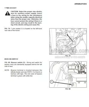 Photo 5 - Iseki TLE3400H3 Operators Manual Tractor 1834-912-102-0