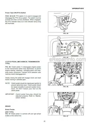 Photo 4 - Iseki TLE3410 Operators Manual Tractor 1834-912-103-1A