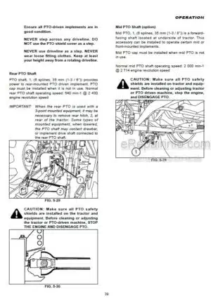 Photo 2 - Iseki TLE4550 Operators Manual Tractor 1833-912-102-0