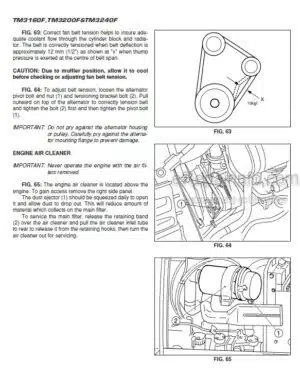 Photo 5 - Iseki TM3185F3 Operators Manual Tractor 1776-912-102-0