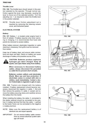 Photo 3 - Iseki TM3160 Operators Manual Tractor 1738-912-101-0