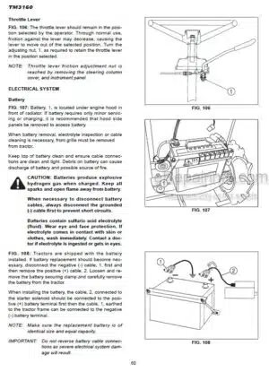 Photo 5 - Iseki TM3160 TM3200 TM3240 Operation Manual Tractor 0312-01-300