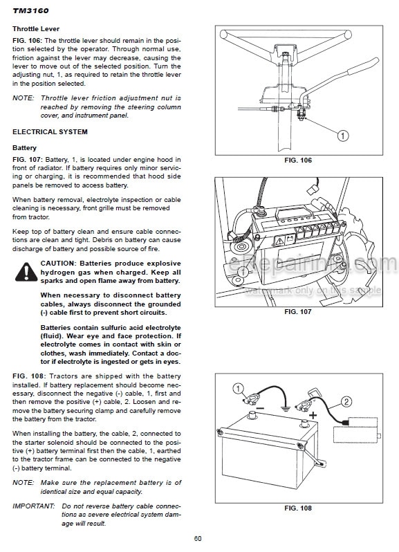 Photo 1 - Iseki TM3160 Operators Manual Tractor 1738-912-101-0