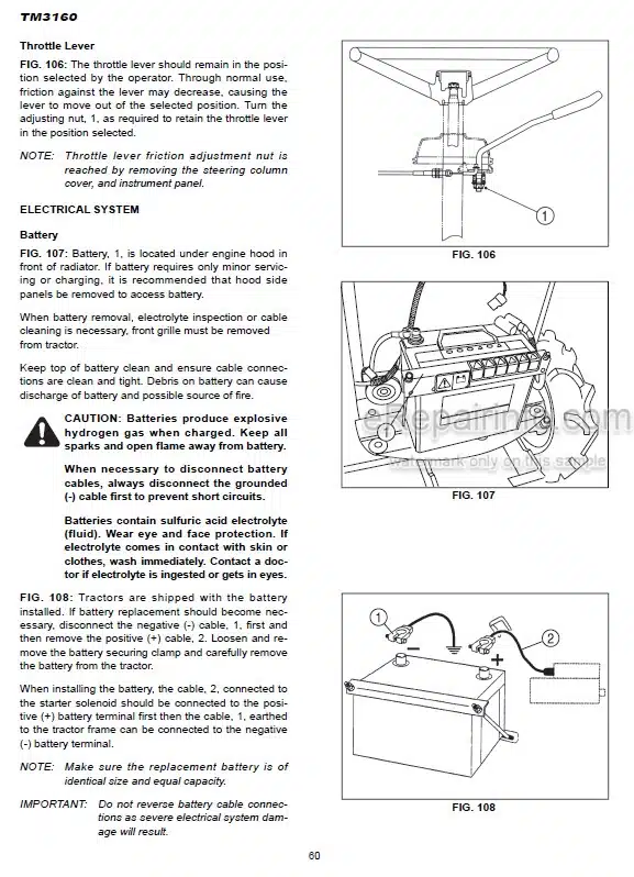 Photo 1 - Iseki TM3160 Operators Manual Tractor 1738-912-101-0