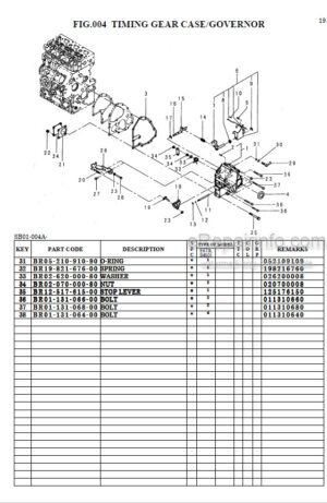 Photo 6 - Iseki TM3160 Parts Catalog Tractor