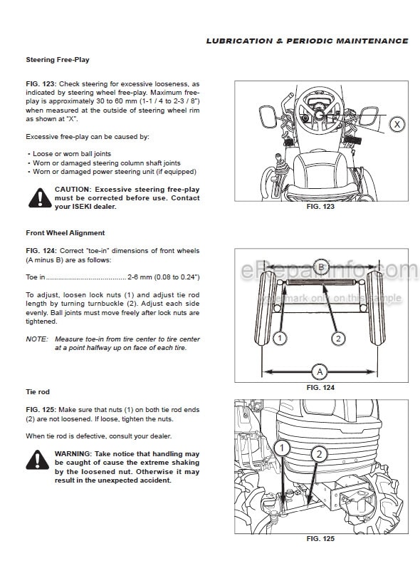 Photo 1 - Iseki TM3187F Operators Manual Tractor 1776-912-103-1A