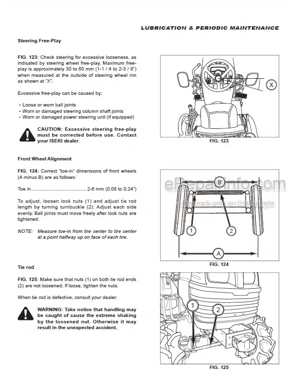 Photo 1 - Iseki TM3187F Operators Manual Tractor 1776-912-103-1A