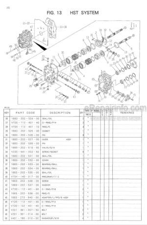 Photo 5 - Iseki TR63 Parts Catalog Tractor 3540950