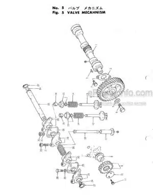 Photo 6 - Iseki TS1610GL TS1610GLF TS1910GL TS1910GLF Parts Catalog Tractor 1400-099-0140-0