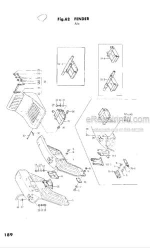 Photo 5 - Iseki TS3510 Parts Catalog Tractor 1400-098-0100-0