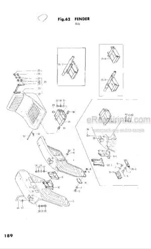 Photo 3 - Iseki TS3110 Parts Catalog Tractor 1400-098-0031-0