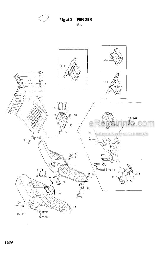 Photo 1 - Iseki TS3110 Parts Catalog Tractor 1400-098-0031-0