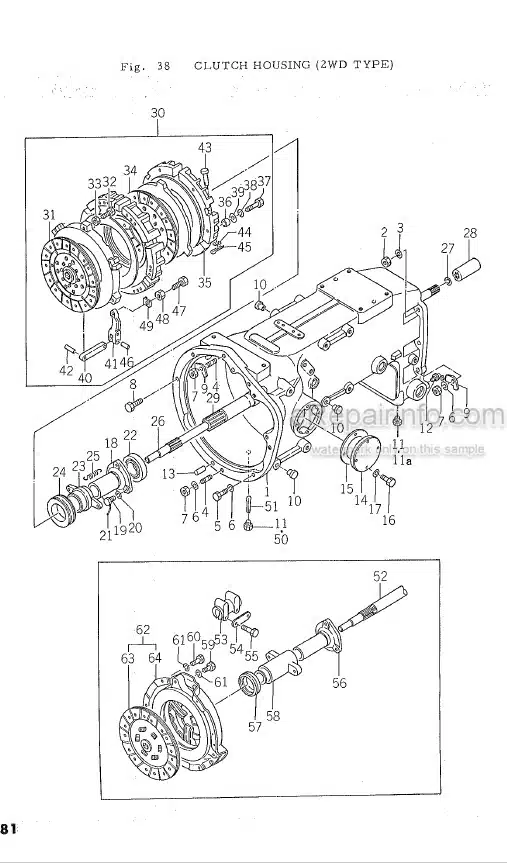 Photo 1 - Iseki TS4510 Parts Catalog Tractor 1400-098-001-70